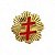 Pin Cruz de Lorena Flamejante - Imagem 1