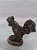 Estatua mini galo em gesso  bronze - Imagem 2