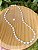 Colar Quartzo Cristal + Howlita - Prata - Imagem 1