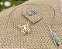 Conjunto Abalone Borboleta - Dourado - Imagem 4