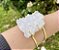 Bracelete Drusa de Quartzo Cristal - Dourado - Imagem 5