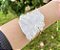 Bracelete Drusa de Quartzo Cristal - Dourado - Imagem 4