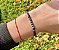 Pulseira Obsidiana Floco de Neve 4mm - Imagem 3