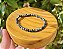 Pulseira Obsidiana Floco de Neve 4mm - Imagem 2