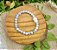 Pulseira Howlita Branca com Buda - 6mm - Imagem 1