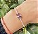 Pulseira Borboleta Ametista - Prata - Imagem 2