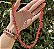 Colar Coral Vermelho - Prata - Imagem 1