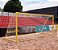 Trave de futebol de areia 5,00 x 2,20 x 1,00 tubos de 4 polegadas - Imagem 1