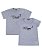 Conjunto Casal 02 Camisetas Cinzas Pai e Mãe de 3 - Imagem 1