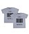 Conjunto Irmãos 02 Camisetas Cinzas Infantis Twins Barcode - Imagem 1