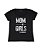 Camiseta Baby Look Feminina Mom of Girls - Imagem 3