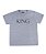 Kit Casal 02 Camisetas Cinzas Queen and King - Imagem 3