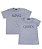 Kit Casal 02 Camisetas Cinzas Queen and King - Imagem 1