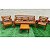 Kit Jogo de Banco Com Mesa de Centro em Madeira de Demolição Modelo X Sudeste Rústico - Imagem 3