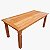 Mesa em madeira 120 x 70  em demolição Sudeste Rústico - Imagem 3