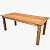 Mesa em madeira 120 x 70  em demolição Sudeste Rústico - Imagem 1