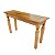Mesa em madeira 130 x 40 em demolição Sudeste Rústico - Imagem 1