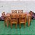 Mesa de Jantar Madeira de Demolição 1.60 x 0.80 com 06 Cadeiras ABC Sudeste Rústico - Imagem 5