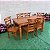 Mesa de Jantar Madeira de Demolição 1.60 x 0.80 com 06 Cadeiras ABC Sudeste Rústico - Imagem 4