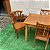 Cadeira Leque com Braço Para Mesa de Jantar em Madeira de Demolição Sudeste Rústico - Imagem 8