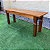 Banco Mineiro de Mesa em Madeira de Demolição 110 x 35cm Sudeste Rústico - Imagem 4
