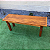 Banco Mineiro de Mesa em Madeira de Demolição 110 x 35cm Sudeste Rústico - Imagem 5