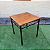 Mesa em Ferro e Madeira rustica 70 x 70  Sudeste Rústico - Imagem 5