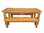 Conjunto Mesa Rústica 2m x 80cm com 2 Bancos de Encaixe em Madeira de Demolição Sudeste Rústico - Imagem 1