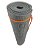 TAPETE (COLCHONETE) PARA YOGA E PILATES 4MM CINZA VOLLO - Imagem 2