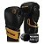KIT LUVA BOXE/MUAY THAI 14OZ ELITE PRETO/ AMARELO PRETORIAN - Imagem 1