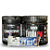 COMBO Dupla perfeita: Creatina Blackskull 300g  + Pré treino Évora 300g + Barrinha de Proteína - Imagem 1