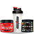 Combo Força e Massa Magra: Creatina 100% Pura 150g + Pré Treino Bone Crusher 150g + Coqueteleira. - Imagem 1