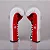 LUVA BOXE/MUAY THAI 14OZ TRANCADA VERMELHO/BRANCO PRETORIAN - Imagem 3
