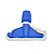 Suporte Garra Para Mop Úmido Azul - Twist - Imagem 1