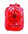 Saco P/ Lixo Infectante Vermelho 75x105 ABNT C100 0,6 Pesado - Imagem 1