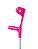 PAR DE MULETA CANADENSE FX POP 110KG CK - ROSA PINK - Imagem 2