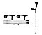 PAR DE MULETA CANADENSE SKD FX POP 110KG CK - PRETO - Imagem 1
