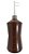 ALMOTOLIA MARROM 500ML BICO RETO - EMBALAGEM COM 12 UNID - Imagem 1