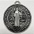 Medalha de São Bento em metal para pendurar - Imagem 9