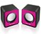 CAIXA DE SOM 2.0 MINI 3W RMS ROSA - REF SP198 - Imagem 2