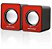 CAIXA DE SOM 2.0 MINI 3W RMS VERMELHO - REF SP197 - Imagem 1