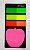 BLOCO ADESIVO CORACAO  C/MARC MAX 1 PC REF - 743473 - Imagem 3