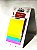 BLOCO ADESIVO CUBO NEON 5C REF - 744871 - Imagem 2