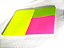 BLOCO ADESIVO SORTIDO NEON REF - 743440 - Imagem 3