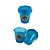 Dichavador De Plástico DK Pote Coffe - Azul - Imagem 1