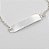 Pulseira infantil em prata 925 com placa de fada - Imagem 1