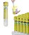Tubo para coleta a vácuo de Urina com Reagente (Amarelo), 9,5 mL, Rack com 100 unidades, mod.: GD095FRNR (Vacuplast) - Imagem 1