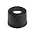 Tampa Plástica de rosca 8 mm, preta, com septo em PTFE/silicone, furo central com 5.5 mm, caixa com 100 unidades, mod.: BCN8 (Filtrilo) - Imagem 1