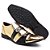 Sapato social  lazer Veniz Dourado-preto - Imagem 2
