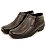 Sapato Anatômico Masculino Confort Anti Stress De Couro Legitimo Estilo Bota - Imagem 6